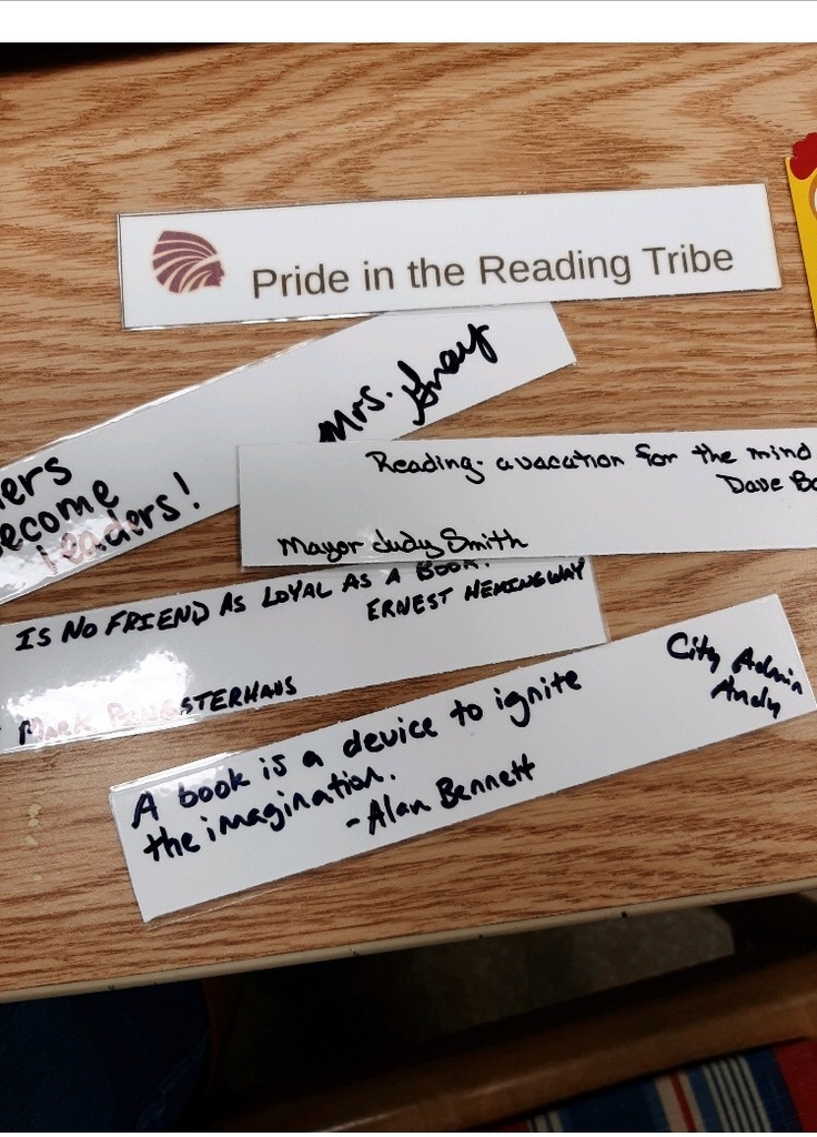 signed bookmarks