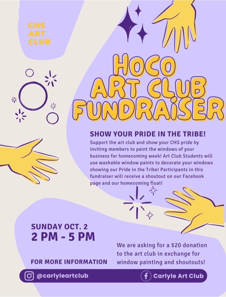 Art Club Homecoming Fundraiser