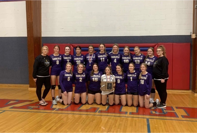 congratulations to the Lady Indians on their second place finish at the Carlinville tournament. congratulations to Carlie Wademan and Emma Meyer on their selection to the all tournament team.